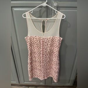 NWOT Free People Floral Ruffle Dress
